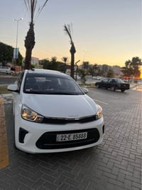 كيا بيجاس 2023 لون ابيض ماشية 30 الف كيلو وارد خليجي كفالة عامة رقم ار...