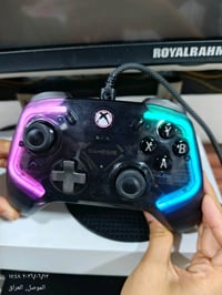 وحدة تحكم ألعاب • إضاءة RGB • عصي حساس هول