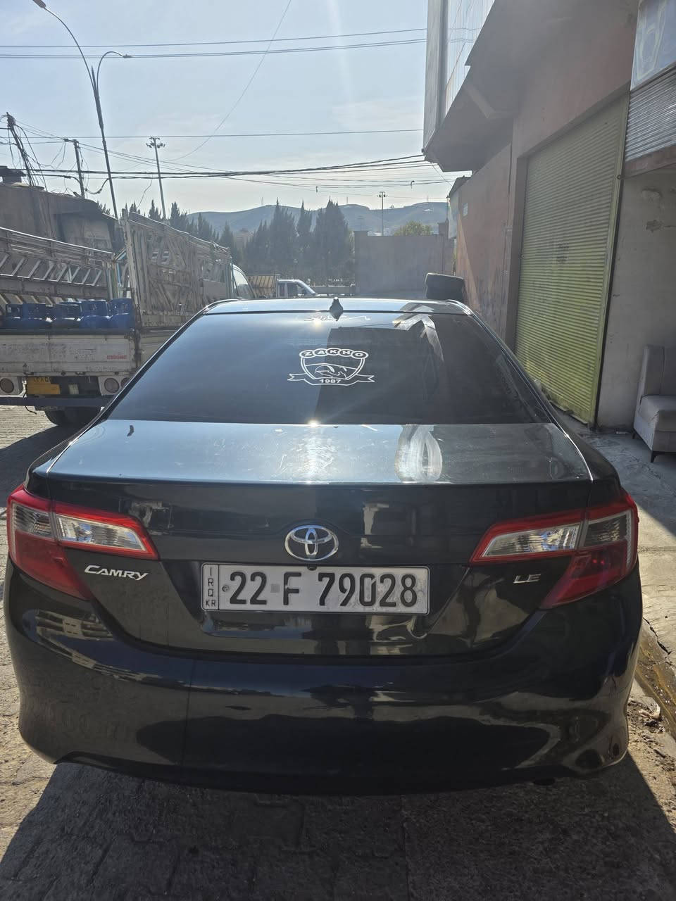 كامري ٢٠١٢ أمريكي ٣ قطع صبغ وسقف كلير  كير ومكينه بشرط تحويل او وكالة غرامات ٢٥٠$ ينكطع من سعرها مكاني زاخو الاتصال ***********
