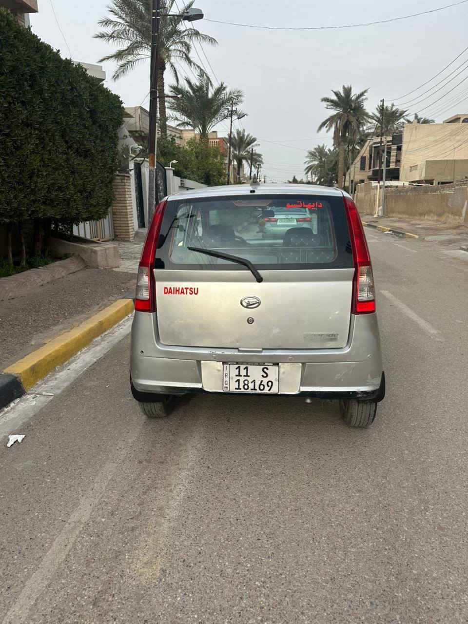 السلام عليكم
دايهاتسو ياباني 
موديل 2006 
سياره مكينه 3 بستم 1200
كير اوتو
مصبوغه حزام 
مكان السياره بغداد البلديات 
سعر 38 
***********
