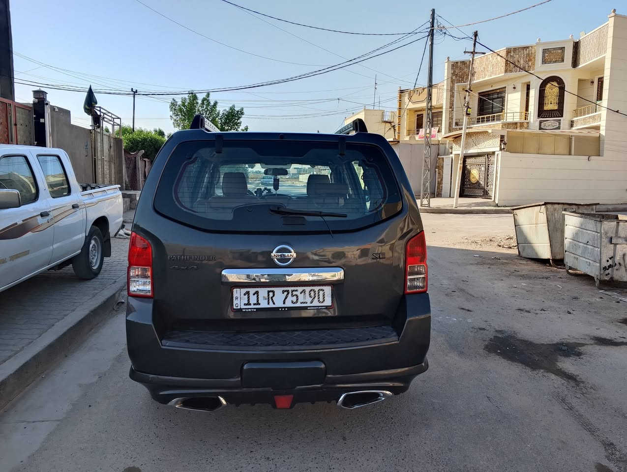 السلام عليكم نيسان بافندر خليجيه 2011 نص مواصفات دشبول رمادا جير ومكينه جديد تبريد ثلج ثلاث قطع  مصبوغه حزام جماليه القمر ما مصبوغه تصوير عندي مال الصبغ سياره باسمي تحويل ثاني يوم مكان السياره بغداد المحموديه الاستفسار على هذا الارقام سعر 110 وبيها مجال
***********
***********
