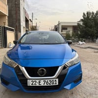 نيسان فيرسا 2020 سيارة حلوة ومرتبة ماشية 87 ميل  حادثها بامريكا بابين ...