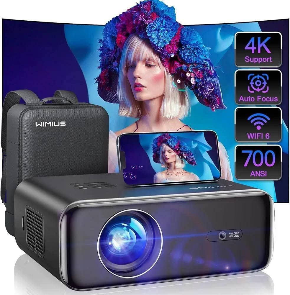 📽️✨ مواصفات بروجكتر WiMiUS P62 ✨📽️
🔹 الدقة الأصلية: Full HD 1080P 🖥️
🔹 يدعم 4K 📺
🔹 السطوع: حوالي 500–600 ANSI Lumens 💡
🔹 التباين: 18000:1 🎨
🔹 حجم العرض: من 50 إلى 300 إنچ 📏
🔹 الواي فاي: Wi-Fi 6 📶
🔹 البلوتوث: Bluetooth 5.1 / 5.2 🔊
🔹 التصحيح التلقائي: Auto Keystone ✅
🔹 التركيز: Auto Focus 🎯
🔹 المنافذ: HDMI ×2 / USB ×2 / AV / Audio Out 🔌
🔹 عمر اللمبة: 30000 ساعة ⏳
🔹 مناسب لـ: أفلام 🎬 ألعاب خفيفة 🎮 عروض 📽️
🔥 مميزاته: ✅ صورة واضحة بسعر اقتصادي
✅ فوكس وتصحيح تلقائي سريع
✅ يدعم ربط الهاتف لاسلكياً
✅ صوت المروحة هادئ نسبياً


**إذا كنت صاحب هذا الإعلان وتريد حذفه لأي سبب، رجاءا أرسل رسالة إلى الدعم الفني**