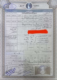 نصف قطعة طابو صرف للبيع توزيع المعوقين قرب دور الايتام قطعة حلوة وقريب...