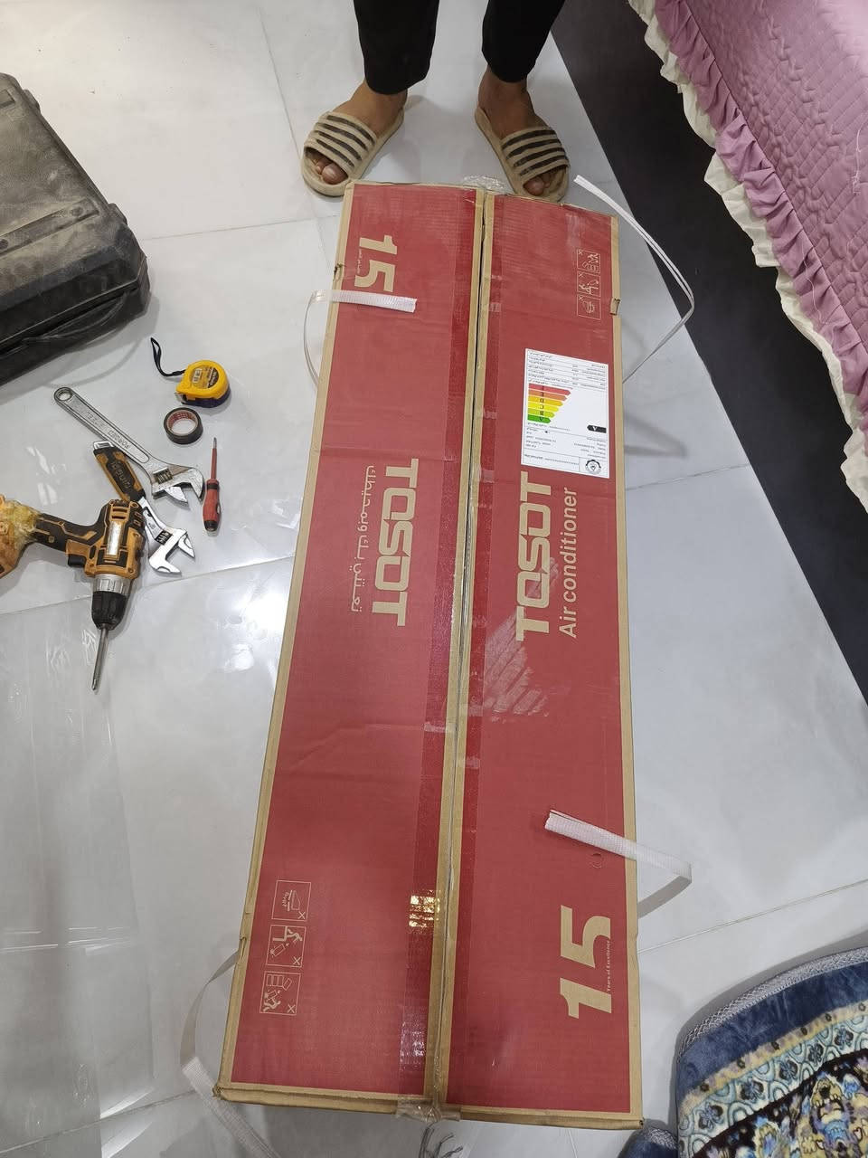 تم بحمد الله تنصيب ٤ سبالت نوع توسوت هايبر انفيرتر ٥ مراحل تحكم حجم طن ونصف عدد ٣  و ٢ طن عدد ١  نظام بوري دفن  في حي العطاء للاخ احمد عادل صافي 

مع ضمان في العمل لمدة سنة في التنصيب 

سيف حكيم لصيانه وتنصيب وأدامة كافه اجهزة التبريد 
للتواصل0760072303
***********
