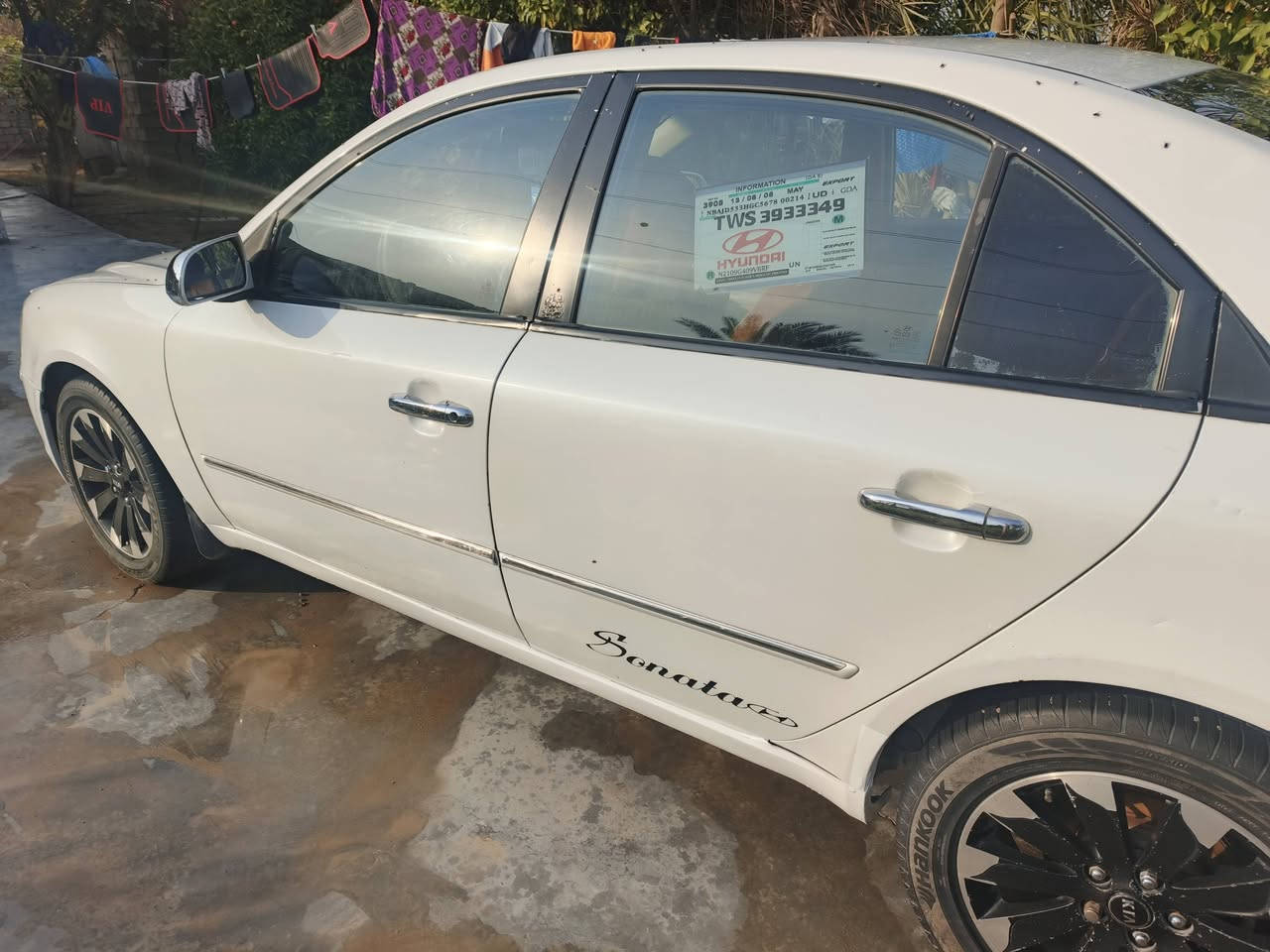 السلام عليكم
هيونداي سوناتا رقم بغداد وارد خليجي 2009 
لون ابيض محرك 2400 المرغوب 
تبريد ثلج ❄ مكان بغداد التاجي 
سعر (120)  وبيهة مجال قليل
رقم صاحب السياره 
(***********) بي وتساب
