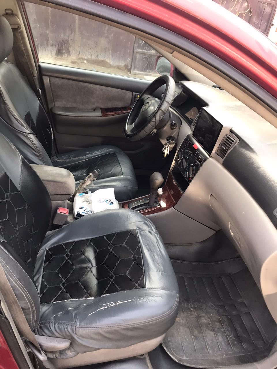 كورلا نحلة وارد امريكي 2008
محرك 1800
ضررها جاملغ صفحة السايق 
78 
وبيهه مجال حك الجية 
ممتواجد ع الفيس 
***********
