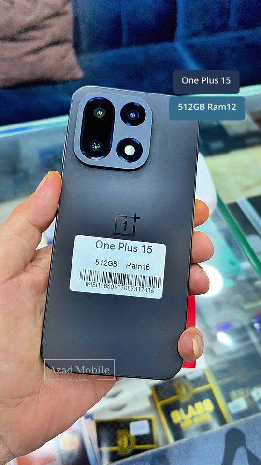 one plus 15 512GB Ram12 #4mobi #oneplus #oneplus15 


**إذا كنت صاحب هذا الإعلان وتريد حذفه لأي سبب، رجاءا أرسل رسالة إلى الدعم الفني**