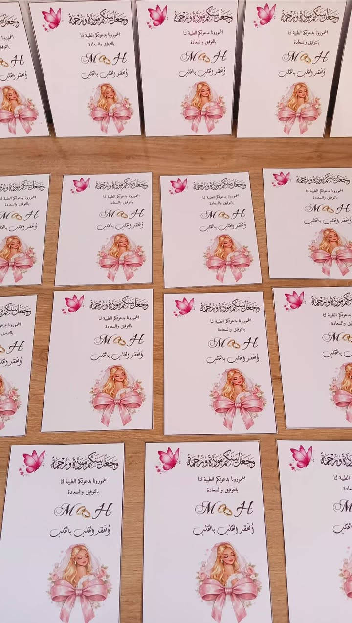 كارتات توزيعات عدد 50 قطعة  🧚‍♀️

السعر 12 ألف  بس  و التصميم حسب الطلب 😍🔥

للطلب والإستفسار راسلونا خاص 📩

📍موقعنا // الموصل - الجانب الايمن - منطقة الميدان - شارع نينوى - قيصرية الكاتب

متوفر توصيل لجميع محافظات العراق 🚗

توصيل داخل الموصل ٣
بغداد ٥
بقية المحافظات ٦


**إذا كنت صاحب هذا الإعلان وتريد حذفه لأي سبب، رجاءا أرسل رسالة إلى الدعم الفني**