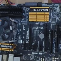 مذربورد يدعم كسر سرعة GIGABYTE GA-Z97X-UD3H رام عدد 2 معالج Core i5-45...