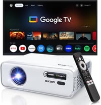 بروجكتر Aurzen • Google TV رسمي • ١٥٠ بوصة