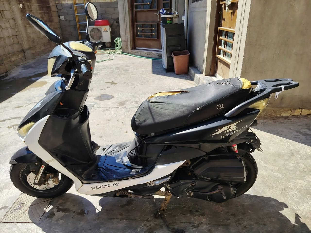 دراجه اف اس صيني للبيع كهربائات والسلف شغلات بالكامل مكاني المسيب 
سعرها 225 وبيها مجال ‏‪***********‬‏
