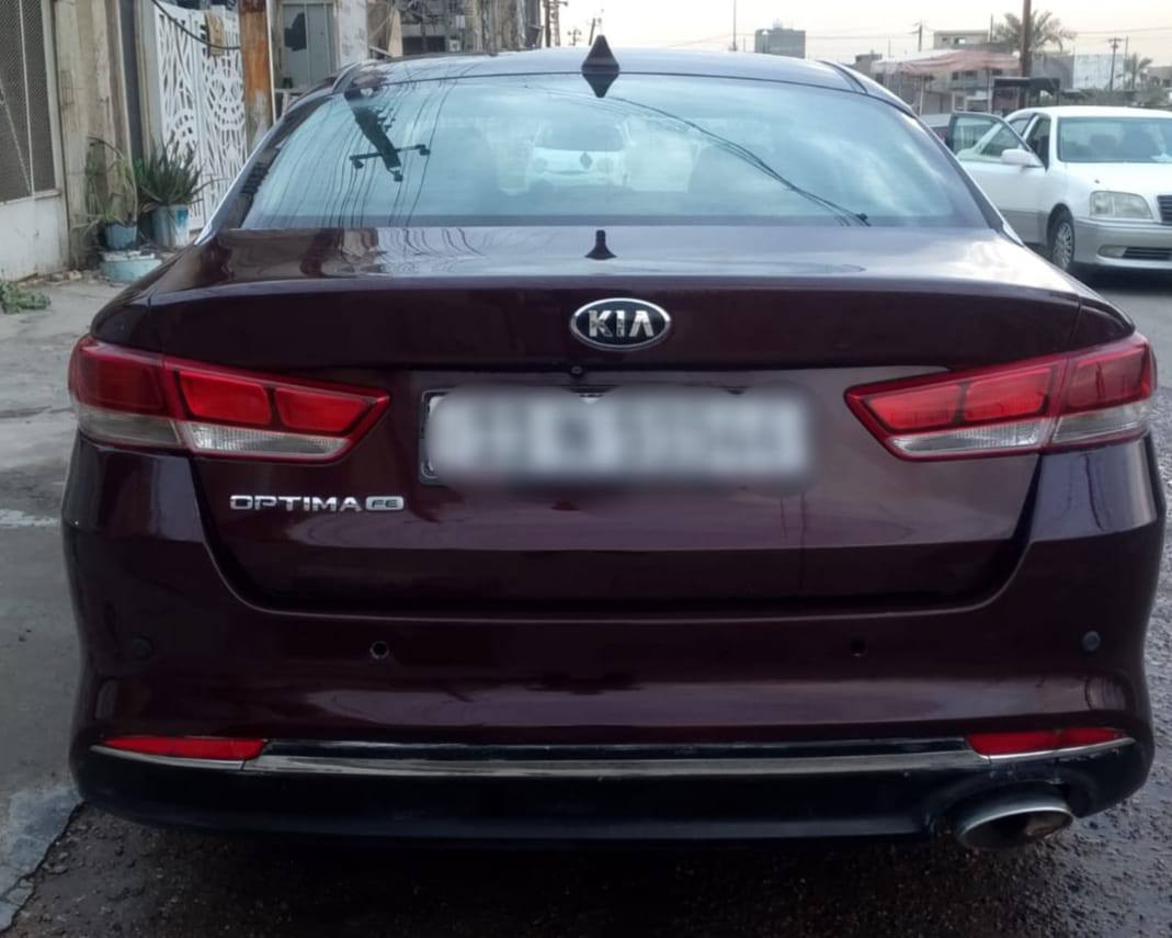 سلام عليكم سياره كيا اوبتيما للبيع موديل 2016 وارد امريكي نضيفه امانت الله بيه صفحه صبغ سعره 120 وبيه مجال للشراي العنوان بغداد حي الجهاد رقم *********** موجود واتساب
