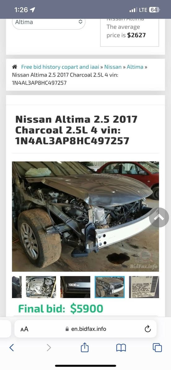 ‏مواصفات السيارة مكتوبة كلها في الصور  سعر السيارة 104 مجال للطيبين أربع قطعلسان التما 2017 للتواصل WhatsApp ***********مكان السياره اربيل
