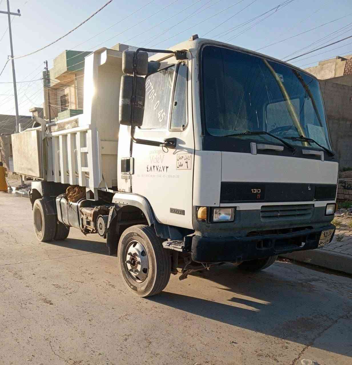 داف للبيع 
موديل:2000
محرك: 6سلندر 
حمل:6طن
رقم الهاتف:***********
مكلف بالنشر
