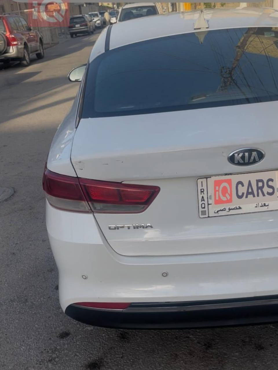 اوبتيما امريكي 2016
ضررها قبق جنطة وجاملغ خلفي 
وضرر بسيط بمقدمة البنيد 
بدون صبغ ع البارد 
كفالة مكينة وگير 
تخم تاير امامي جديد 
دوشمة جديدة 
ب 110 وبيها مجال 
هذه رقمي
***********
