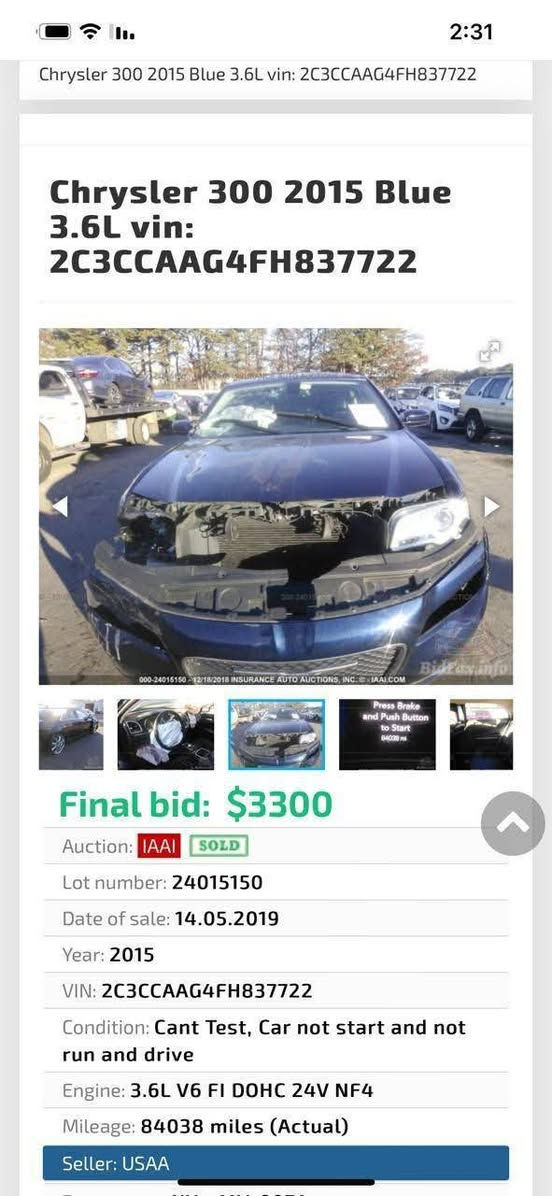 السلام عليكم......اوبامه 2015معلايه 2023مكفوله من الضربه ماعده شبر في المدكر الخلفي السعر 190وبيه مجال مكاني البصره القبله الرقم ***********
