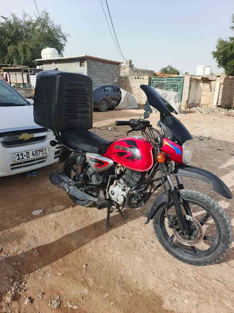 سلام عليكم دراجه بوكسر مديل 21 دراجه حلوه ومابيه ولا نقص بيع مستعجل العنوان ديوانيه شارع الوكفه سعر 800 وبيه مجال شباب اني مكلف بل نشر تصل صاحب دراجه ‏‪***********‬‏
