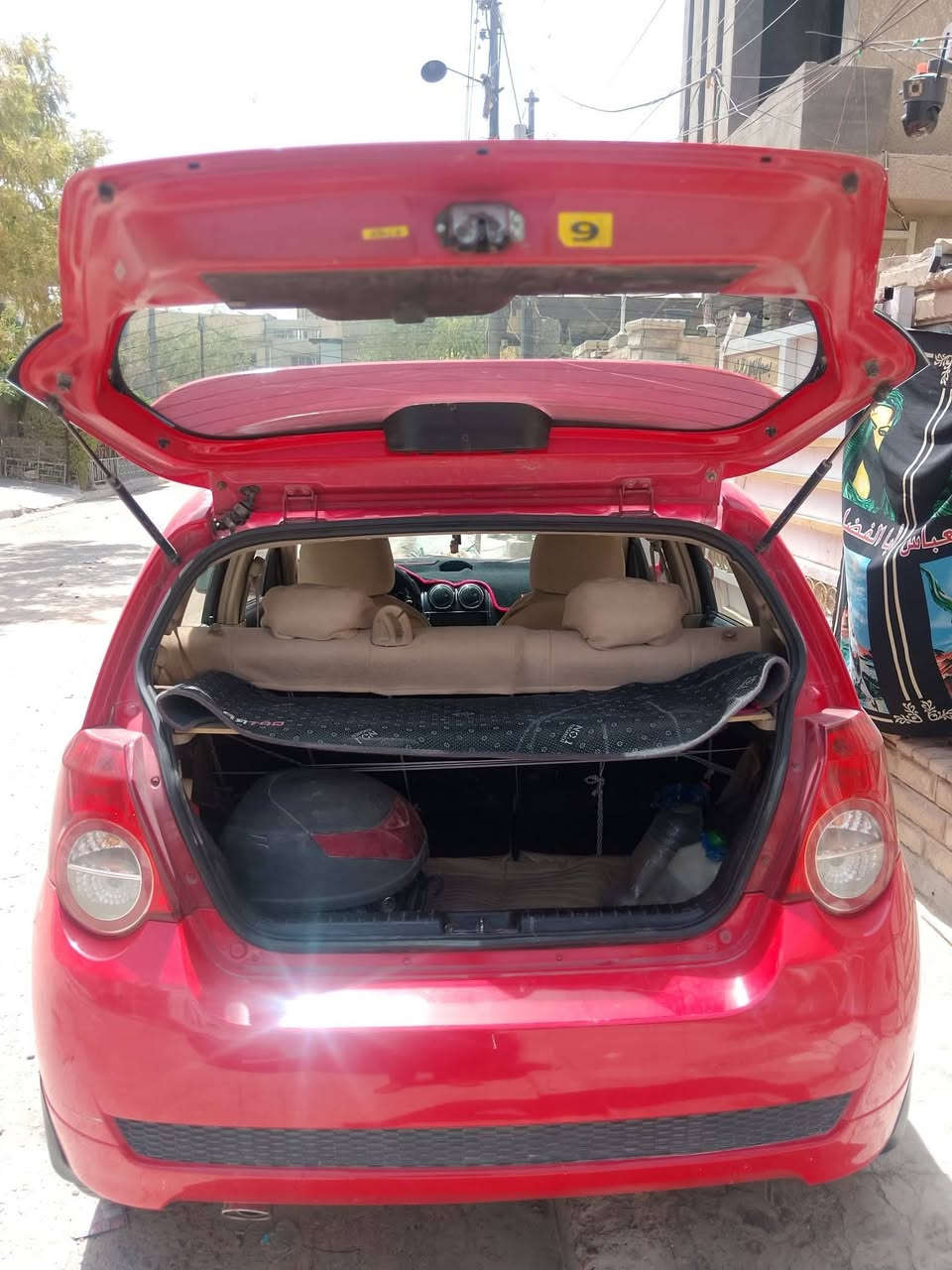 السلام عليكم للبيع شوفرليت اڤيو هاتشباك موديل 2009
محرك 1600 كلشي بيها شغال تبريد تدفئة كهربائيات صدر 80 % هزه جديده  مرايات كهربائية رقم انكليزي جديد ديالى باسمي بأي مكان تتحول  سونار موجود بلكات جديدة دهن مبدل كامرة خلفية باتري جديد كاملة مابيها اي نقص بس حساس صالنصة 
السعر 65 ورقه بيها مجال بسيط
 مكان زعفرانية


**إذا كنت صاحب هذا الإعلان وتريد حذفه لأي سبب، رجاءا أرسل رسالة إلى الدعم الفني**