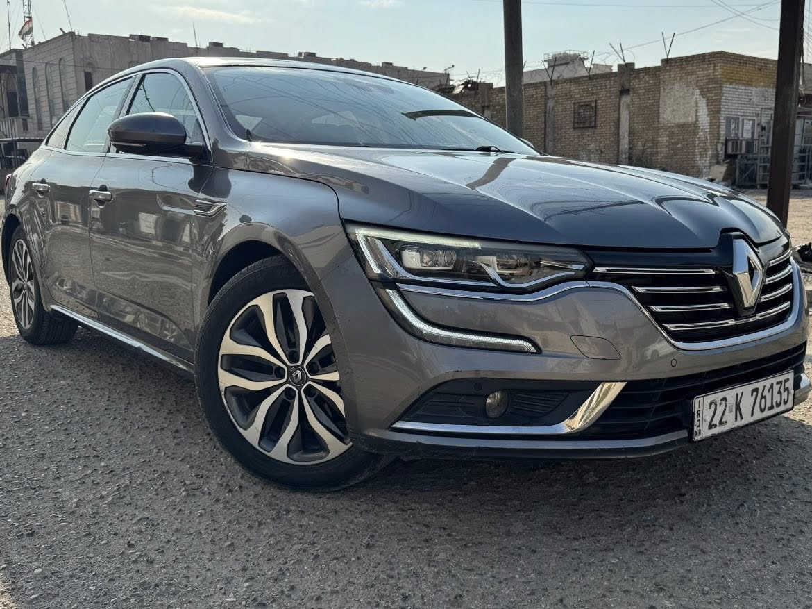رينو تاليسمان 2018 شركة المهند
اللون : نفطي  
السيارة فوول مواصفات
لون الداخل : أسود وابيض
المواصفات :
*شاشة كبيرة ايباد  
*داتا شو  
*كشنات امامية كهرباء
 * كشنات امامية مساج 
* كشنات امامية وخلفية تدفئة وتبريد
* نظام أوتو بارك
* قطعتين تبريد
 * ثلاجة صغيرة 
* انارة محيطية متغيرة الالوان 
* بردة خلفية اصلي شركة
* ليدات امامية لايت ودعامية
* لايتات زينون اصلي عالي وناصي
* أوتو لايت
 *كشافات ضباب اوتو مع الاشارات الجانبيه والرجوع للخلف 
* كاميرا خلفية
* حساسات امامي وخلفي وجانبي
* بانوراما
* تحكمات ستيرن
* كروز سرعة ومحدد سرعة 
* اشارات مرايا
 * مرايا جانبية شفط 
*  هاندبريك بصمة
خمس  انظمة قيادة  
ماشية 109,000الف قابلة للزيادة 
محرك وكير وكهربائيات على البلاد 
ضرر جاملغ خلفي 
سعر 11500 $ وبي مجال
سياره باسمي مكانها بغداد
سنويه تنتهي 2026
***********
