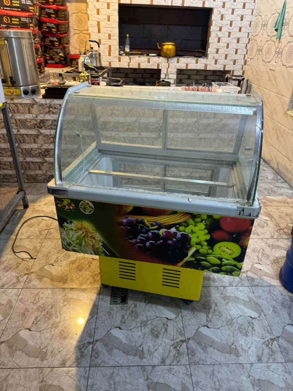من رخصه الادمن
غراض مطبخ كامل
كرل بركر
قلايه 
براد مقبلات 
فرن بيتزا 
جهاز ثرم وغلط 
للبيع تاخذهن شلع بسعر ومفرد بسعر اجهزه بعدهه بنايلون مال شركه بس متروكه
توتصل ***********
