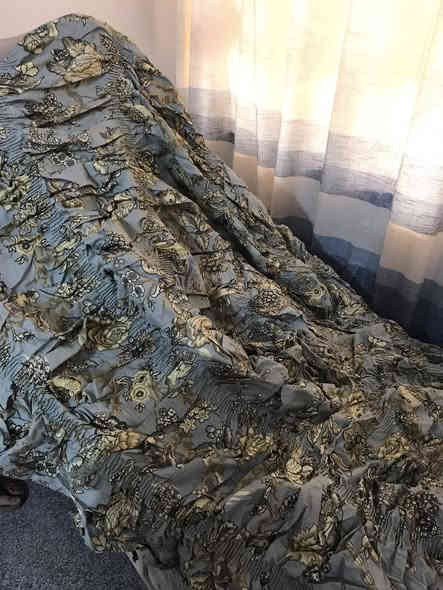 تلبيسه باكستاني قطن ميه ميه مديل ٧ مقاعد جديده قماش بي لاستيك عريض
