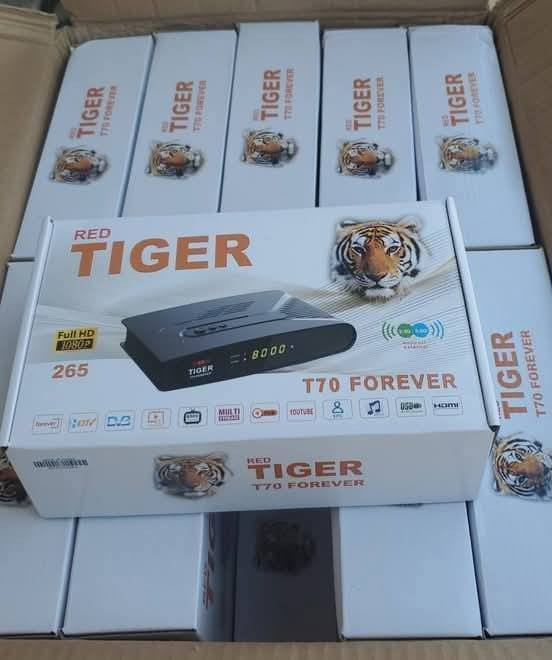 📢🔥 متوفر الآن حصرياً لدى معرض النرجس للستلايت 🔥📢
💎 جهاز T70 Forever Full HD 5G Receiver
🚀 أحدث إصدارات شركة TIGER العملاقة

━━━━━━━━━━━━━━━
⚙️ المواصفات الفنية للجهاز:

✅ معالج قوي GX6621
✅ ذاكرة فلاش 8MB + رام 1GB DDR3 عالية السرعة
✅ دعم HEVC H.265 لضمان أفضل جودة صورة وصوت
✅ واي فاي الجيل الخامس WiFi 2.4G + 5.8G
✅ دعم القنوات 3D + DVB-S / DVB-S2 / H265
✅ تونير قوي لتضخيم الإشارات الضعيفة
✅ سيرفر FOREVER مجاناً لمدة 12 شهر
✅ سيرفر APOLLO-IPTV مجاناً لمدة 12 شهر
✅ دعم iPTV – G-VOD – STALKER – XTREAM – YouTube
✅ تخزين حتى 8000 قناة تلفزيون وراديو
✅ مخرجات HDMI + AV + منفذين USB
✅ لوحة تحكم حديثة + دعم أزرار تحكم على الجهاز
✅ دعم كامل للـ C-Band / Ku-Band و DiSEqC 1.0 / 1.1 / 1.2 / 1.3
✅ دعم بروتوكولات المشاركة مثل Sisycom و Newcom
✅ دعم أنظمة التشفير الجديدة (BISS – DCW – Tandberg – PowerView)
✅ بحث متقدم + بحث أعمى + بحث شبكة
✅ دعم الترجمة العربية وخيارات تعديل مميزة
✅ دولبي Dolby لصوت سينمائي احترافي

━━━━━━━━━━━━━━━
🎁 الاشتراكات المجانية المرفقة مع الجهاز:

1️⃣ FOREVER – 12 شهر
2️⃣ BATMAN – 10 سنوات
3️⃣ BIGO – 10 سنوات
4️⃣ HAHA – 10 سنوات
5️⃣ CUTE – 10 سنوات
6️⃣ MY BOX – 15 شهر
7️⃣ MANGA – 15 شهر
8️⃣ ALEX – 15 شهر
9️⃣ VIRA – 15 شهر
🔟 ShowSat – 15 شهر
1️⃣1️⃣ APOLLO – 12 شهر

💠 بالإضافة إلى سيرفر شيرنج FOREVER لمدة 12 شهر

━━━━━━━━━━━━━━━
🚚 يتوفر خدمة توصيل لجميع محافظات العراق
📞 للطلب والاستفسار حصراً: ***********

✨ معرض النرجس… ثقة وجودة لا تُقارن ✨
