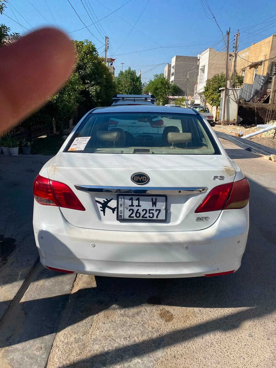 السلام عليكم BYD 2014 للبيع
السيارة بيها نقوصات بسيطة گير ومكينه كورلا نحلة فتحة سقف ومري كهرباء وتبريد شغال صدر امامي نص عمر والخلفي جديد  وهذا سونار السيارة كدامكم قبل ما اخذها واني سويت بيها حادث امامي سنويه باسمي تحويل ثاني يوم السيارة مكانها بغداد تفاصيل اكثر واستفسار ؏ الرقم ***********
