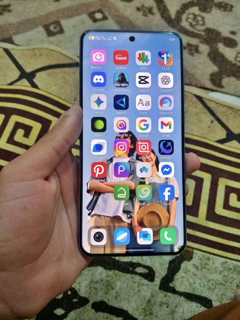 vivo x200 - 512 -12+12
جهاز جبار بمعنى الكلمة 
معالج دايمنستي 9400 - 120فريم
كاميراتة عملاقة بمعنى الكلمة يعني .
بطارية 5800 تدوم وياك يوم كامل وزيادة البطارية 99
اريدة مراوس شعندك نزل 🤎.


**إذا كنت صاحب هذا الإعلان وتريد حذفه لأي سبب، رجاءا أرسل رسالة إلى الدعم الفني**