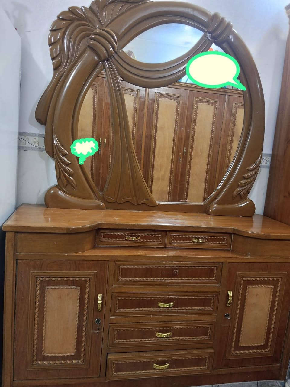 غرفه نوم موديل إيطالي تزكام جديده سعر مليون 250
***********
