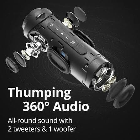 قوة الصوت: 30 واط مع تقنية SoundPulse لتشغيل صوت قوي وعميق.
الأتصال: بلوتوث 5.3 بمدى يصل إلى 18 متراً.

البطارية: تشغيل حتى 12 ساعة عند إطفاء الإضاءة، ومدة شحن 3 ساعات.

المقاومة: معيار IPX7 لمقاومة الماء. [1, 2]

المميزات الإضافية

الإضاءة: إضاءة RGB تتفاعل مع إيقاع الموسيقى.

التحكم: عجلة علوية للتحكم بالصوت ودعم تخصيص الإعدادات عبر التطبيق.

الربط: إمكانية ربط سماعتين معاً لصوت ستيريو مضاعف (تقنية TWS)
  للتواصل ***********

