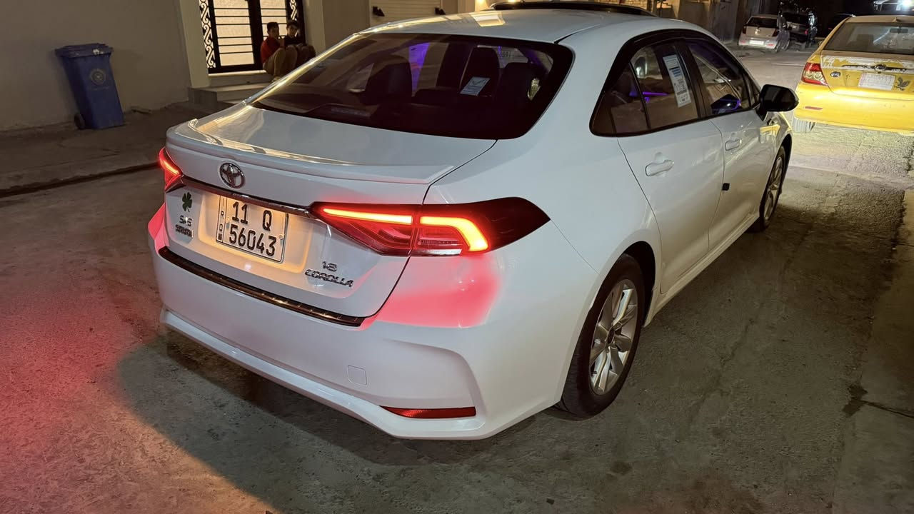 كورلا موديل 24 هايبرد فول 1/1 شكل الخليجي
كشنات جلد 
سلايد روف 
بصمه
تبريد شاشه
ويل كب 
محرك 1.800 
تحكم ستيرن 
و لد امامي و خلفي 
سياره كفاله عامه وجديده جدآ
مكاني بغداد حي الاعلام رقمي ***********
