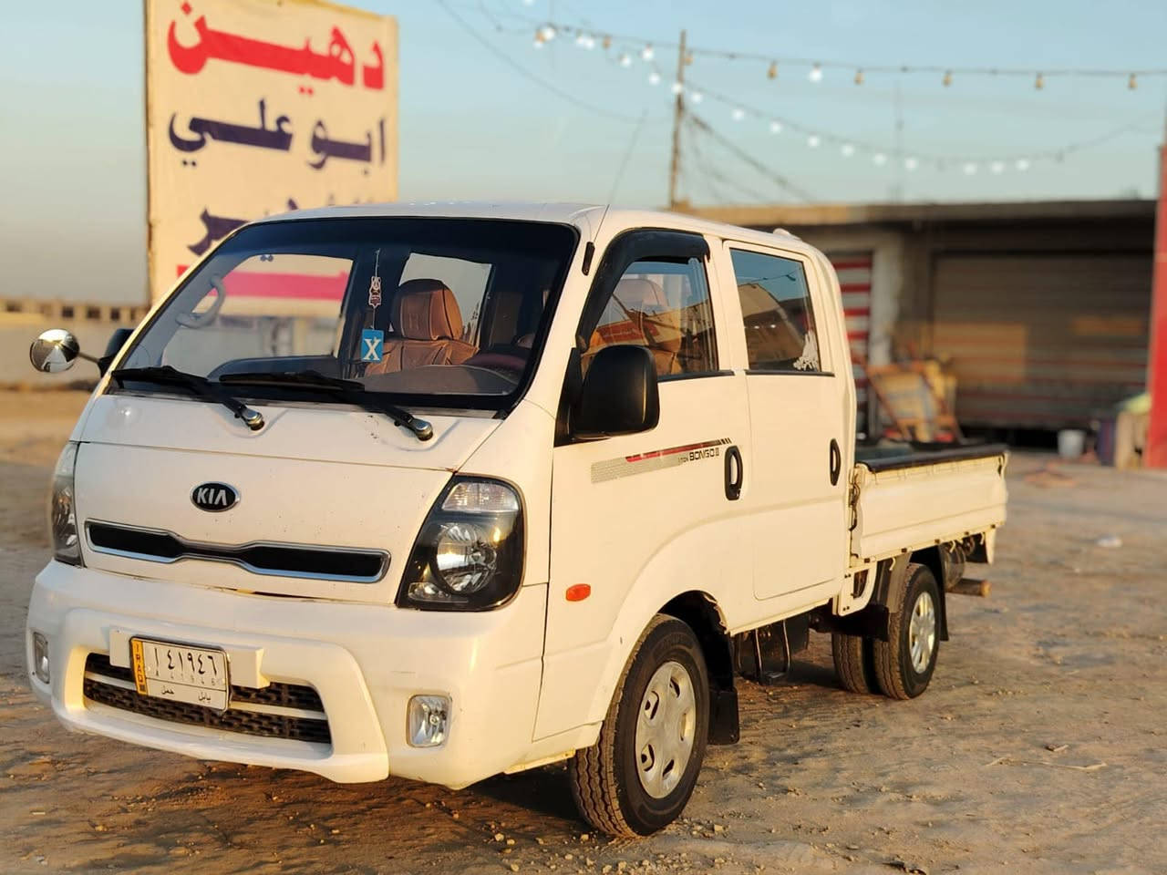 السلام عليكم للبيع او المراوس كيه دبل قماره مسكر موديل 2014 رقم بابل مكينه كير حداديه تخم تاير كله جديد سياره جاهزه من كلشي بيها صبغ بنيد فقط بدون داخل والباقي كفاله السعر 125 المكان بابل الكفل 
***********
