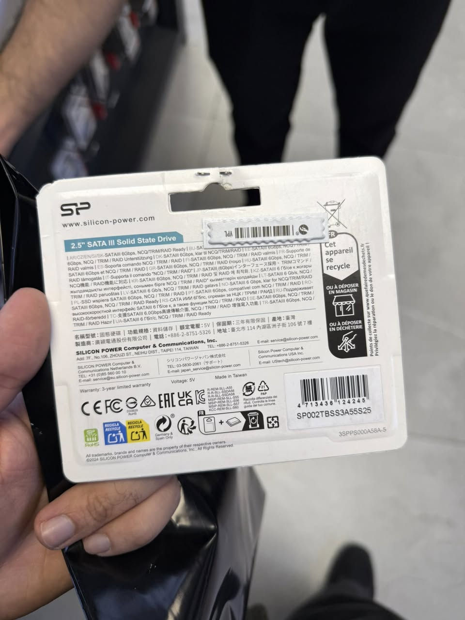 متوفر قطعتين سعر القطعة  260 الف 2TB جديد ممفتوح بي ضمان سعر الجديد بالصناعة ٣١٠ الف


**إذا كنت صاحب هذا الإعلان وتريد حذفه لأي سبب، رجاءا أرسل رسالة إلى الدعم الفني**