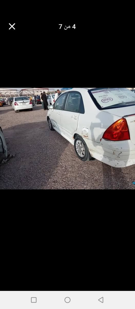 السلام عليكم سازوكي ليانا 2005 مكفوله من الضربه فقط خياسات واضحه بل صوره مكينه وكير وتبريد خير من الله  مشط جديد حداديه نص عمر رقم مميز 3ارقام شرط التحويل ب40 مجال بسيط ***********
