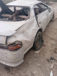 سيارة مارك نفخ مكلوبه للبيع..متأذيه بس من الخارج... المكينه الكير استي...