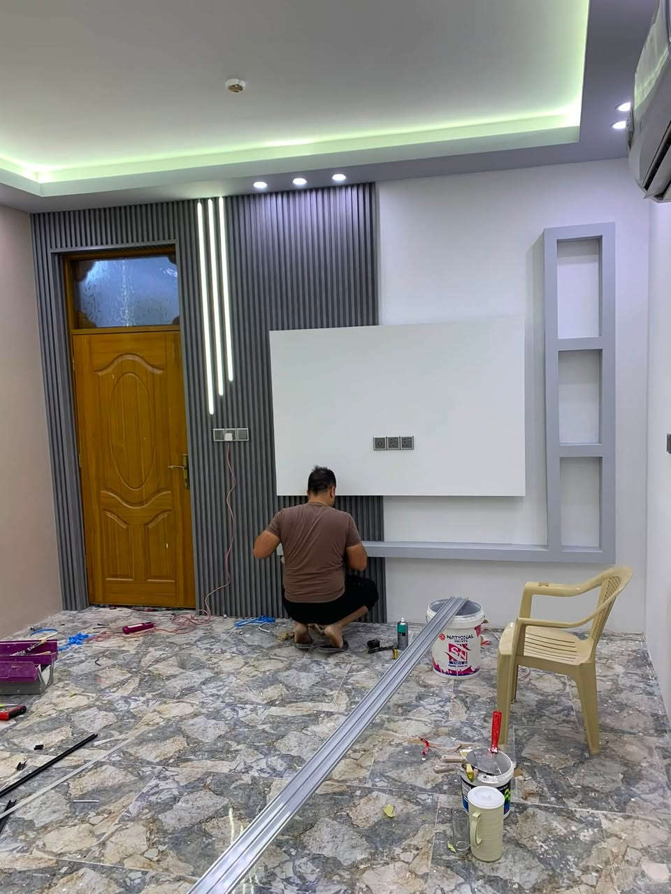 السلام عليكم
اعمال جبسن بورد بديل خشب بديل رخام بديل شيبورد اشكال بلازما رگم عدل بوكسات كافة الاعمال داخل وخارج تكريت تصليح صبغ سقوف ثانوية بنلات سحبات ملكي وهاي قليل من النماذج لشغلنا 

للاستفسار /***********اتصال
واتساب /***********الاسيا واتساب فقط
اخوكم محمد وتدللون🤍

