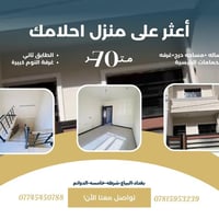 اعثر على منزل احلامك واطن العائلتك..  بيت للبيع مساحه 70متر  4×18 شارع...