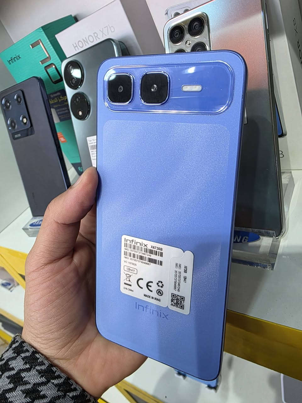 ##متوفر ##
انفنكس سمارت 10 بلص 
ذاكرة  ☆☆  128
رام ☆☆ 4+2
للبيع او المراوس 
السعر 75 الف 
العنوان --كربلاء حي الغدير :سوق حي الغدير :قرب مطعم ابو احمد: مجاور مختبر حلم الطبي
: مركز الدقه للموبايل
 التواصل خاص او اتصال 
*********** مصطفى 
*********** مقتدى
