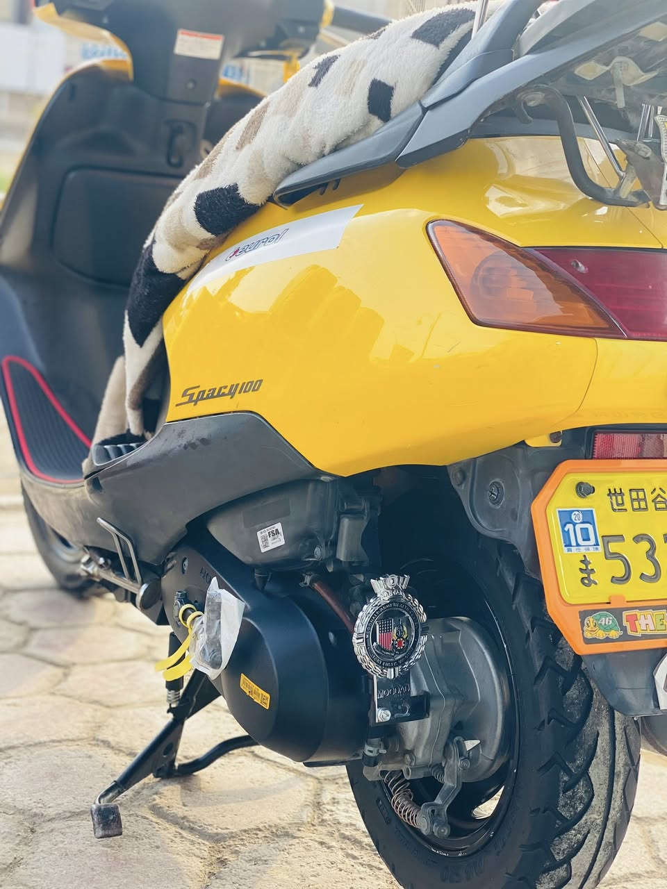 يالله سلام عليكم دراجه سبيسي ياباني للبيع مكفولة كفالة عامه من كلشي دراجه رمبه وجديدة بمعنى الكلمه مثل ماجاي شوف ودراجة خير من الله وتجي تفحص بعينك وتاخذها الآي فيتر اليعجبك تروح تفحص الهاتف *********** والسعر خاص واني خادمكم
