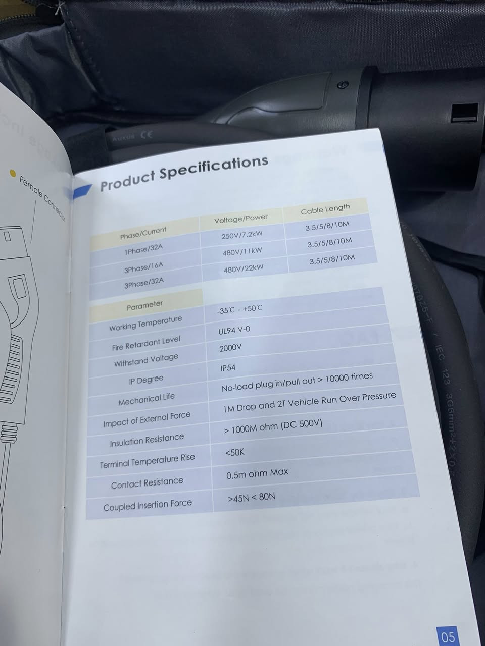 ⚡ شاحن سيارة كهربائية جوكر للبيع ⚡

متوفر شاحن سيارة كهربائية (Portable EV Charger) جديد بالكارتون ويا حقيبته الأصلية.

🔌 شاحن متنقل عملي وسهل الاستخدام
🔌 مناسب للشحن المنزلي
🔌 جودة تصنيع قوية وتحمل عالي
🔌 كيبل سميك وآمن ضد الحرارة
👜 يجي وياه كيس مرتب للحفظ والنقل

✅ جديد وغير مستخدم
✅ مناسب لأصحاب السيارات الكهربائية

💰 السعر مناسب
📩 للاستفسار تواصل على الخاص او واتساب ***********
