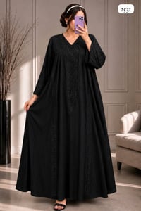دشداشة • كشمير • سواد فاحم