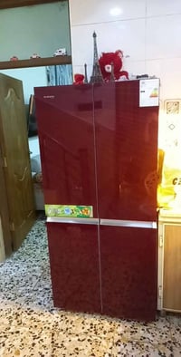 ثلاجه جديده مستعمله شي قليل تجميد ونضافه خير من الله العنوان الدوره شا...