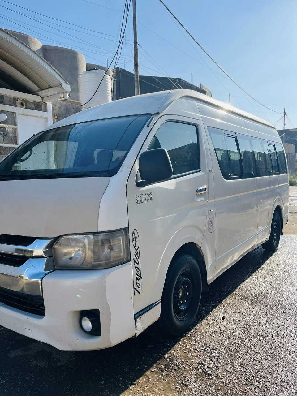 سلام عليكم 
هايسا2010رقم بغداد مصفره بشرط التحويل كير مكينه حداديه اكسل كفاله تخم تاير دوشمه ارضيه تنته سياره جاهزه كبل للشارع معروضه 180وبيها مجال مكاني بابل قضاء المحاويل. الاستفسار ***********).         ***********
