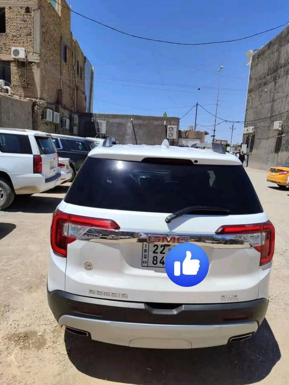 حمسي اكاديا ٢٠٢١ SLT
فول مواصفات سبعة راكب 
ستة سلندر كشن منفصل 
حادث بسيط موضح بالصوره 

رقم اربيل 

مكان السياره: العماره 

السعر ٢٢٥ &

‭٠٧٧٠ ٨٩٩ ٠٥١١‬
