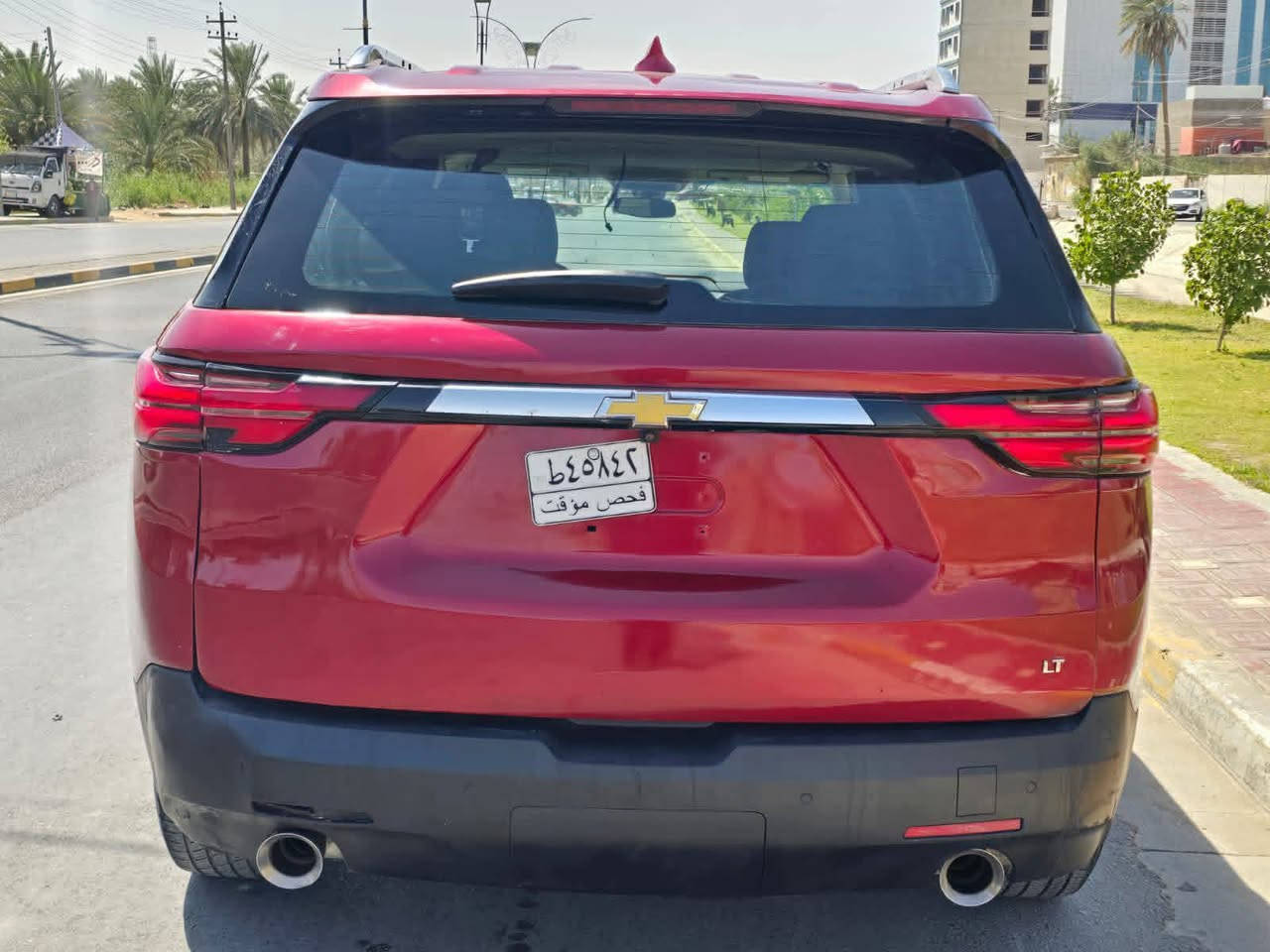 شوفرليت 
السعر (((((152))))
ترافرس موديل 2023
حرة بدون رقم تترقم جميع المحافظات 
صبغ عام السيارة صورها خاص
ماشية 20 الف مكينة 6 سلندر 3600
مكينة گير تبريد حدادية مكفول
دخول جديد السيارة سبع راكب
جاهزة من كلشي كشنات Vip
السعر 152 وبيها مجال للشراي
مكانها كربلاء ***********
