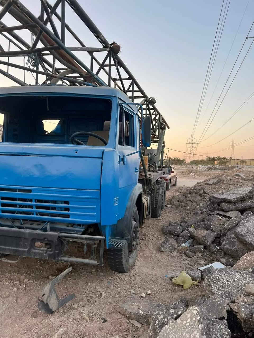 السلام عليكم
 حفاره برينه للبيع
 روسي روتري  حفاره جاهزه للعمل مكينه مال كراز الفوك وجوه تفاصيل اكثر الاتصال على رقم  ‭***********‬
