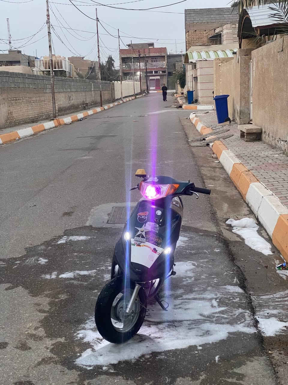 السلام عليكم دراجه ماكس قجمه للبيع كفاله عامه من كفرات وكهربائيات مكينه خرسه كاسره رنك فقط مكاني اديالى بعقوبه خاص مفتوح وهذا رقمي*********** قيم وخذ
