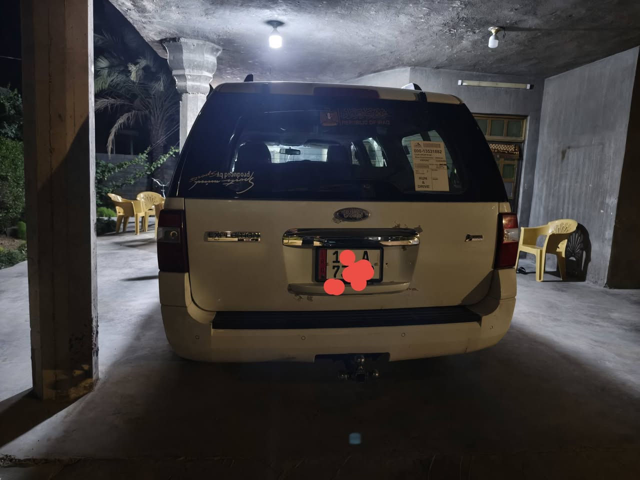 فورد اكسبدشن 2011 XLT خليجي 
السيارة ضررها باب السائق مبدل وبارد بالباب الخلف السائق مع وجود جراد بالصندوق خفيف
تبريدها جاهز فقط الفريز يحتاج تنضيف 
السيارة مسجلة هيئة
سعرها ١٣٨ وبيه مجال 
مكانها الأنبار الفلوجة
***********
