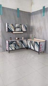 كاونتر وملحق قياس متر ونص مع سنك متر و٢٠سم سعره ٢٢٥ الف للحجز والاستفس...